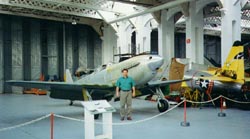 [YAK-3A in a hangar]